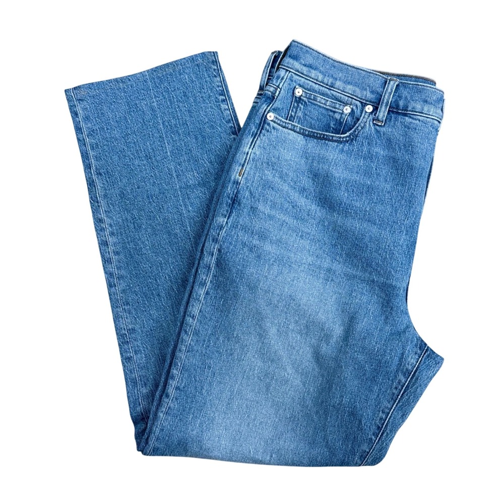Madewell '90s Straight Leg Jeans Women 32–29" Inseam HEMMED Medium Wash